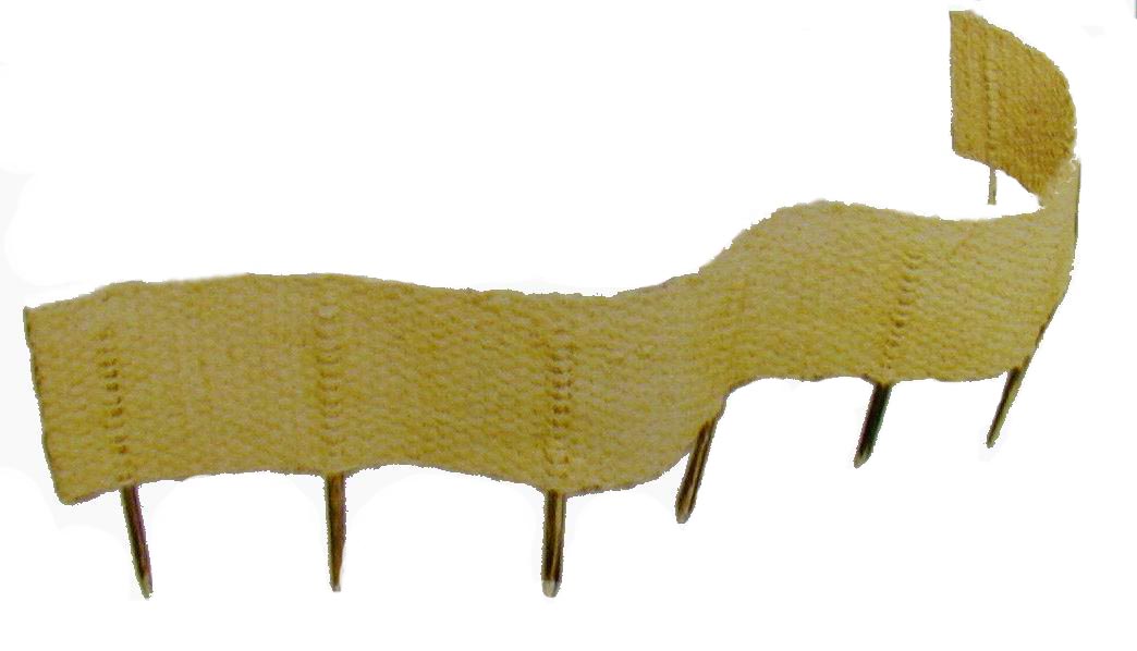 Silt Fence with High Density Coir Matting  